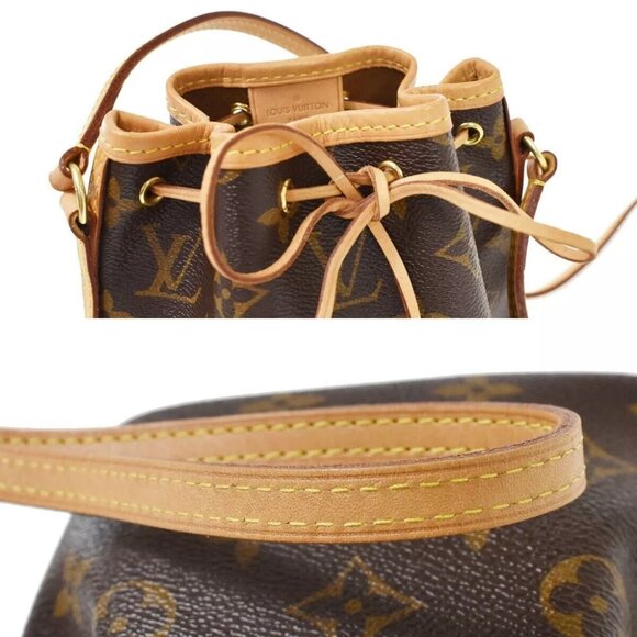 authenticity guaranteed LOUIS VUITTON Nano Noe Mini Shoulder Bag - Picture 9 of 14